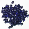100 4x6mm Transparent Tanzanite Drop Beads